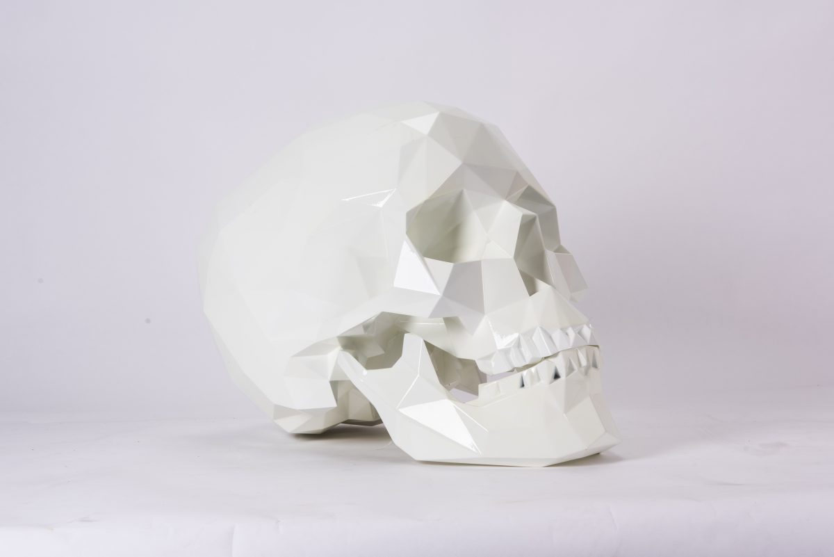 その他 HASADHU SHINGON SKULL SCULPTURE IN WHITE Skull white - Toni Mitkovski
